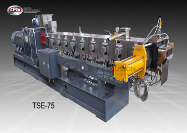 Compounding Twin Screw Extruder 75mm , Wide Application Twin Screw Extruder